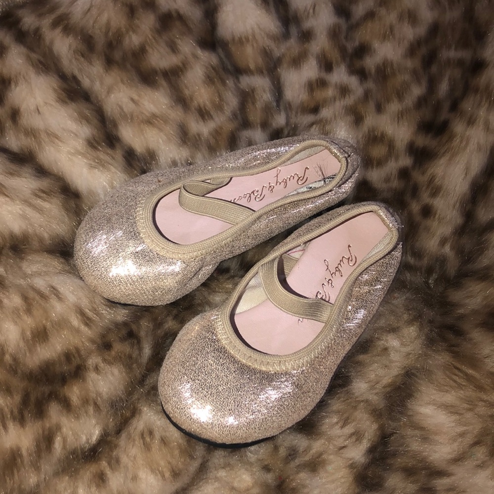 Gold ballet slippers